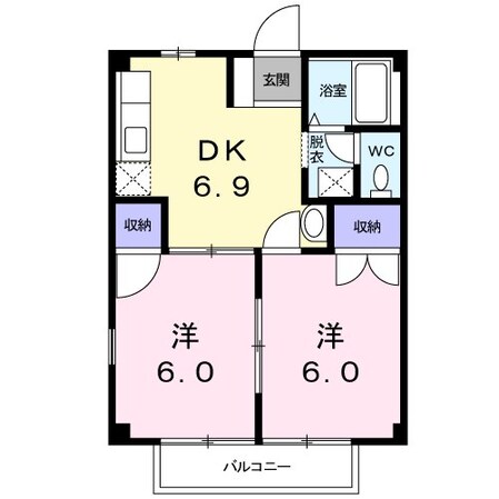 サンアームヒロの物件間取画像